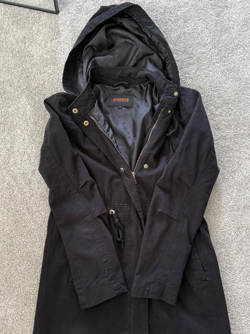 Black Utility Jacket - Picture 3 of 5